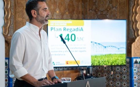 El Plan RegadíA permitirá a los agricultores andaluces modernizar sus infraestructuras con una dotación de 140 millones de euros