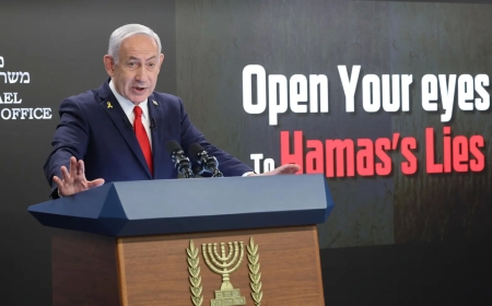 Netanyahu defiende su ofensiva militar contra Gaza y denuncia una "campaña global de mentiras" contra de Israel