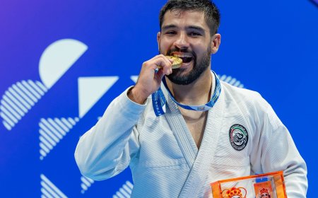 Tres medallas para los campeones emiratíes de jiu-jitsu en los Juegos Mundiales de Chengdu 2025