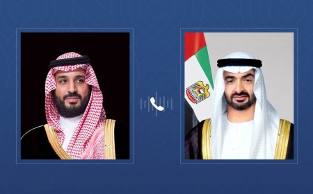 El presidente de Emiratos y el príncipe heredero saudí abordan las relaciones fraternales y los esfuerzos para afrontar retos regionales en una conversación telefónica