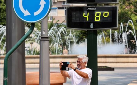 España se encamina al fin de la ola de calor: un descenso de las temperaturas marcará la jornada del lunes