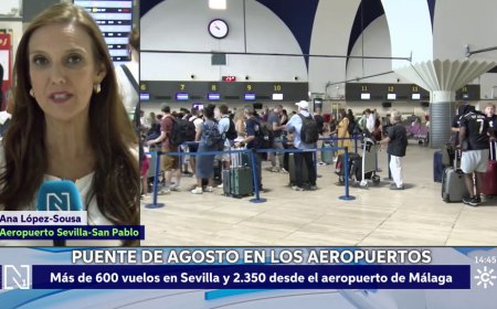 Máxima actividad en los aeropuertos andaluces con el cambio de quincena