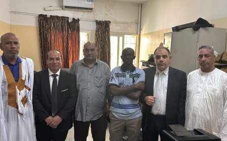 El vicerrector de la Universidad “Cheikh Anta Diop” de Senegal recibe a la delegación de Mensaje de la Paz y elogia el pensamiento del profesor Ali Al-Sharifae sobre la zakat