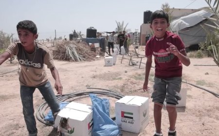 Emiratos realiza el 75º lanzamiento aéreo de ayuda sobre la Franja de Gaza