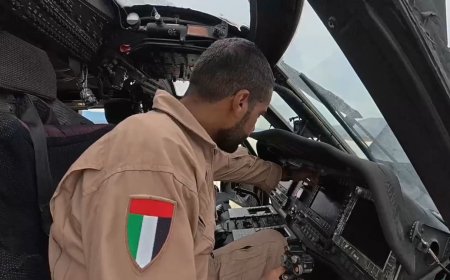 Un equipo de rescate de Emiratos sigue combatiendo los incendios forestales en Albania