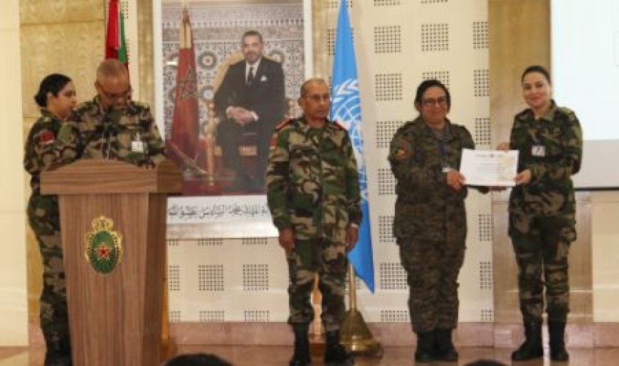 Mujeres en las operaciones de paz de la ONU: Clausurada en Agadir una sesión de formación en favor de militares de 14 países