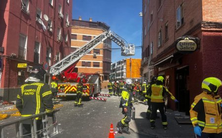 Una explosión de gas en un bar de Vallecas (Madrid) causa al menos 25 heridos, tres graves