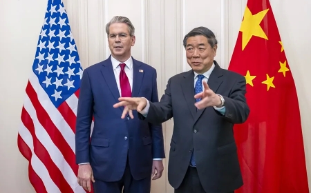 EE.UU. y China se dan cita en Madrid en busca de un acuerdo sobre los aranceles y TikTok