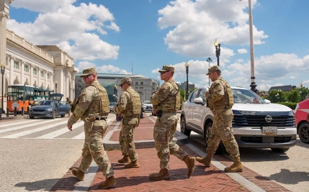 Trump amenaza con declarar una emergencia nacional en Washington para controlar el crimen