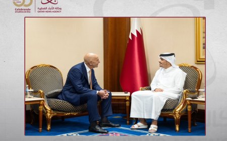 El primer ministro y ministro de Relaciones Exteriores recibe al enviado especial de Estados Unidos para Siria