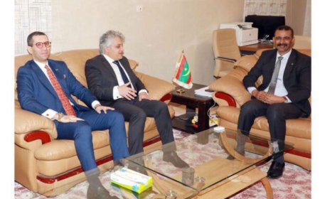 El Ministro de Cultura recibe al Embajador de Egipto en Mauritania y recibe una invitación para asistir a la inauguración del Gran Museo