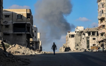 Once muertos en la ciudad de Gaza en una noche de bombardeos y disparos contra viviendas