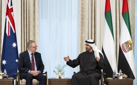 El presidente de EAU y el primer ministro de Australia abordan el refuerzo de los lazos bilaterales en el marco del Acuerdo de Asociación Económica Integral