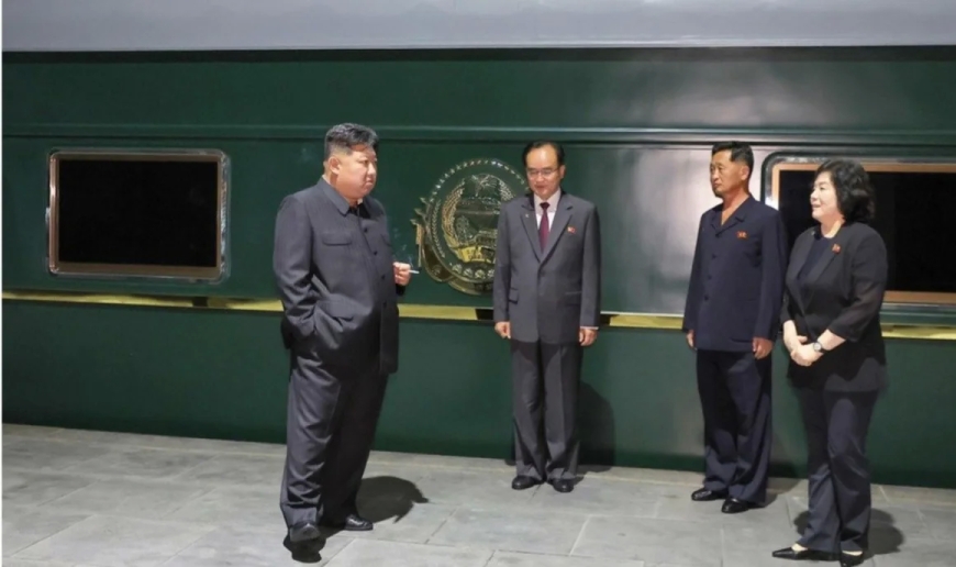 Kim Jong Un se dirige a Beijing en el famoso tren blindado utilizado por generaciones de líderes norcoreanos