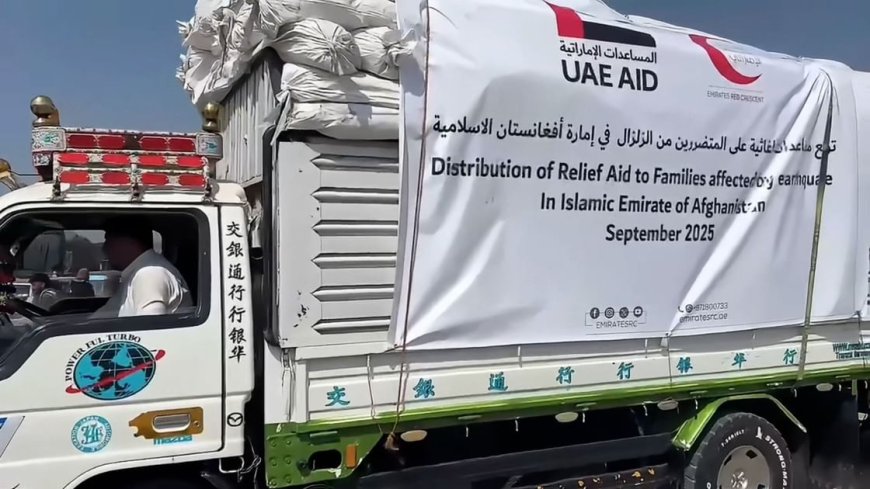 Emiratos envía el noveno avión con ayuda a Afganistán