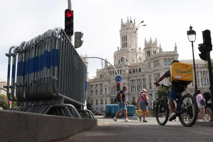 Madrid, blindada ante las protestas propalestinas en la etapa final de La Vuelta ciclista a España