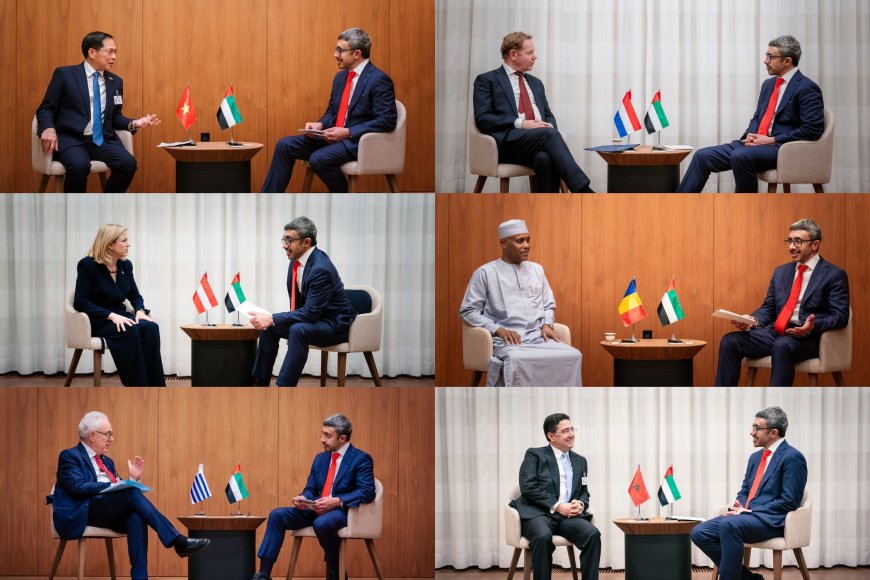 Abdullah bin Zayed aborda la cooperación con varios ministros de Exteriores en Nueva York