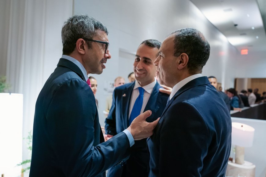 Abdullah bin Zayed ofrece una recepción oficial en Nueva York