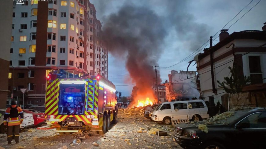 Ataque masivo con drones y misiles en Ucrania, al menos cuatro muertos en Kiev