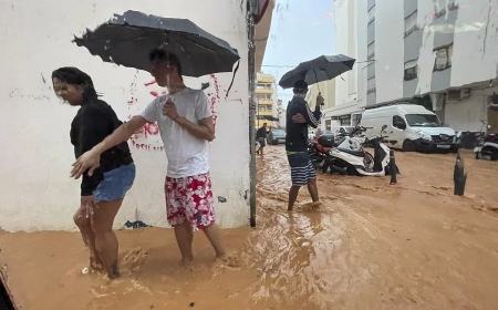 Ibiza registró lluvias «históricas y extraordinarias» de hasta 252 l/m², según la Aemet