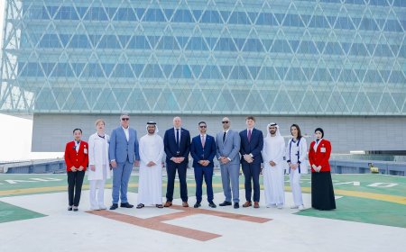 Cleveland Clinic Abu Dabi presenta el primer vertipuerto hospitalario de Emiratos Árabes Unidos
