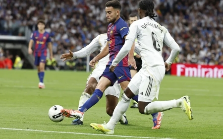 2-1. Mbappé y Bellingham dan ventaja al Real Madrid al descanso del clásico