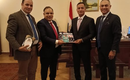 Delegación de la Fundación Mensaje de la Paz Mundial se reúne con el embajador de Egipto en la Federación de Rusia