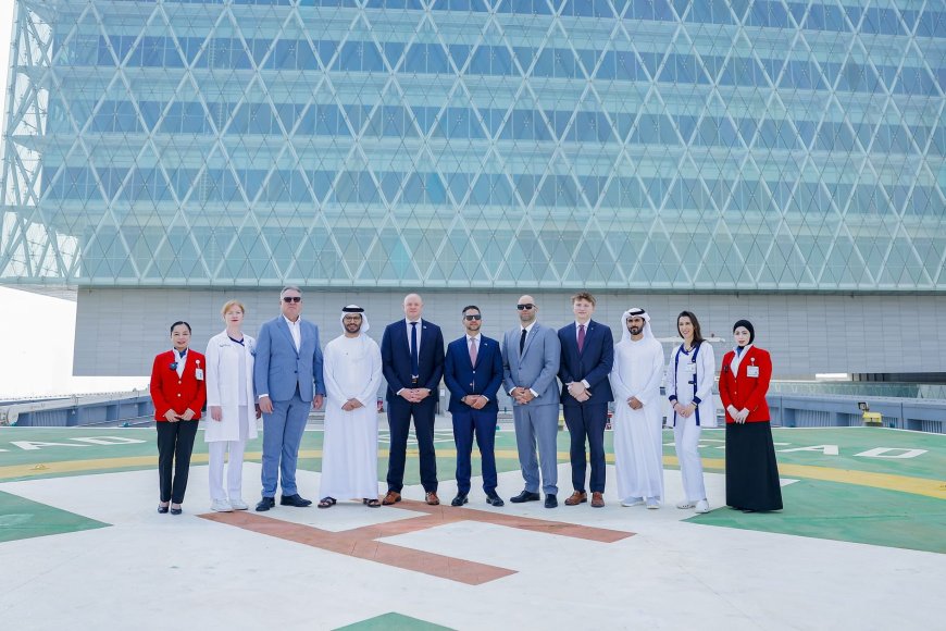 Cleveland Clinic Abu Dabi presenta el primer vertipuerto hospitalario de Emiratos Árabes Unidos