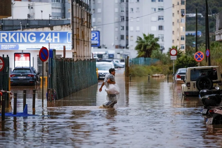 Las fuertes lluvias de Alice causan incidencias en Baleares y en la Comunidad Valenciana