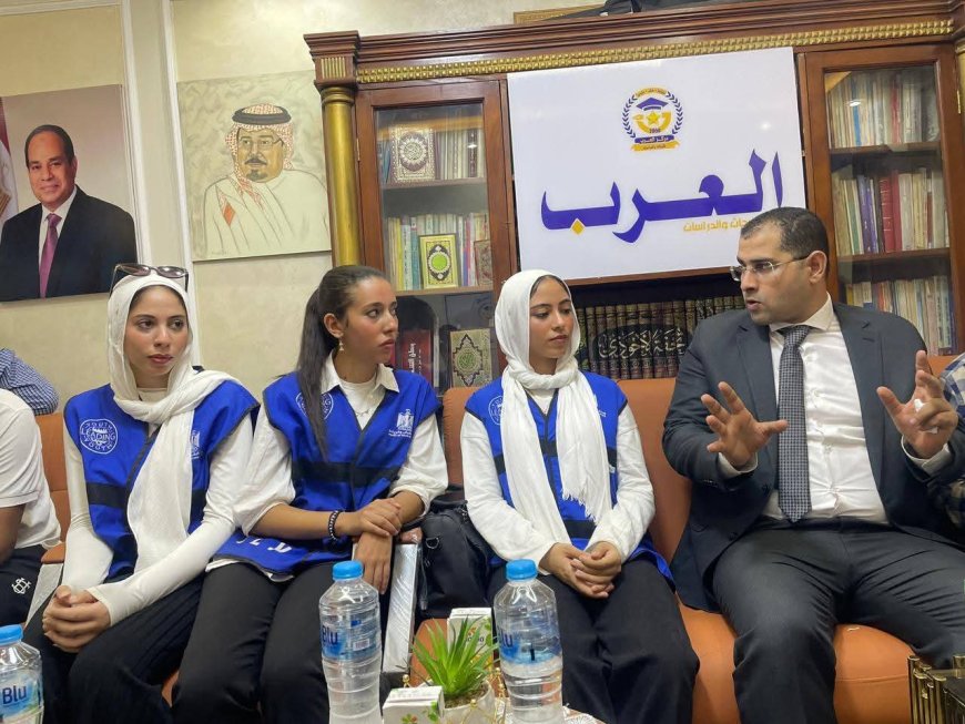 La iniciativa Tamasok visita el Centro Árabe de Investigación y Estudios y elogia el proyecto “Con la conciencia se construyen las naciones”