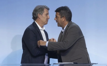 Feijóo y Mazón hablarán hoy sobre el «contexto político» de la Comunidad Valenciana