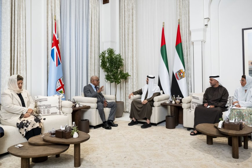 Los presidentes de EAU y Fiyi abordan la cooperación bilateral