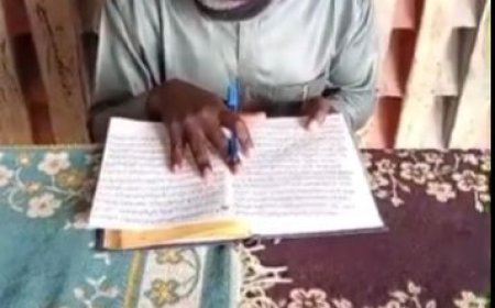 Con video e imágenes… Lección educativa en una escuela de Níger para explicar el artículo del profesor Ali Al-Sharafaa: