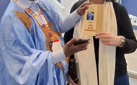 La Fundación Mensaje de Paz participa en la Feria Internacional FITUR Madrid y las obras del profesor Ali Al-Sharafaa reciben una amplia acogida