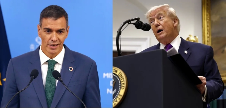 Trump llama a España «perdedora» y dice que el Gobierno de Sánchez «no trabaja en equipo»