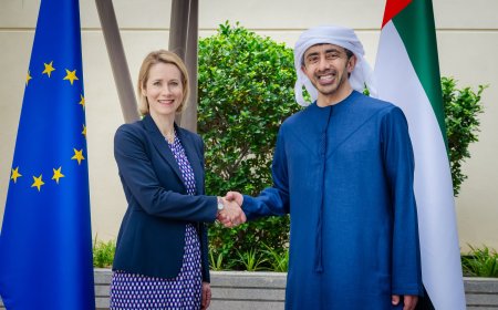 Abdullah bin Zayed recibe a Kaja Kallas y aborda las relaciones estratégicas entre los EAU y la UE y la situación regional