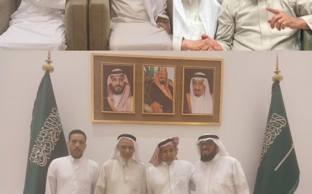 El director de la oficina de la Fundación "Resala Al-Salam" en Arabia Saudita se reúne con escritores, intelectuales y poetas saudíes