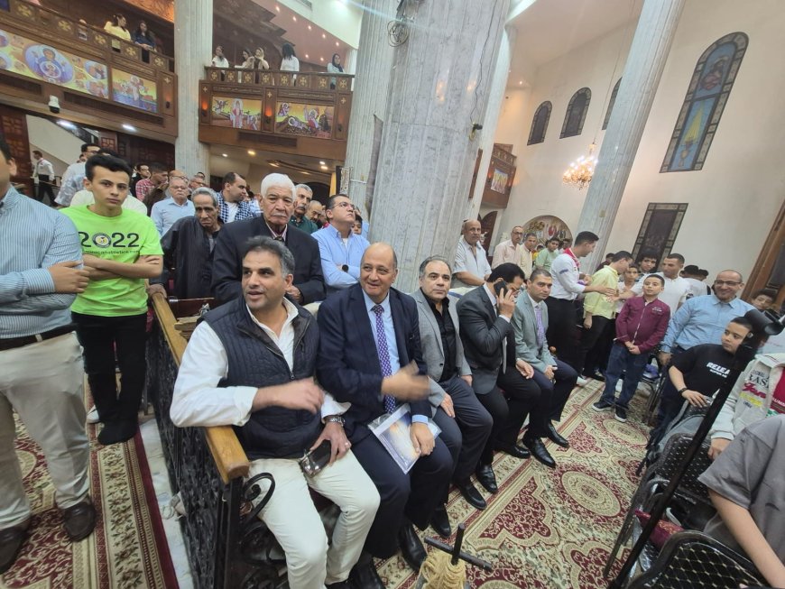 La Iglesia de San Jorge en Matariya recibe a una delegación de la Fundación "Mensaje de Paz": Un llamado a la unidad y la convivencia mutua