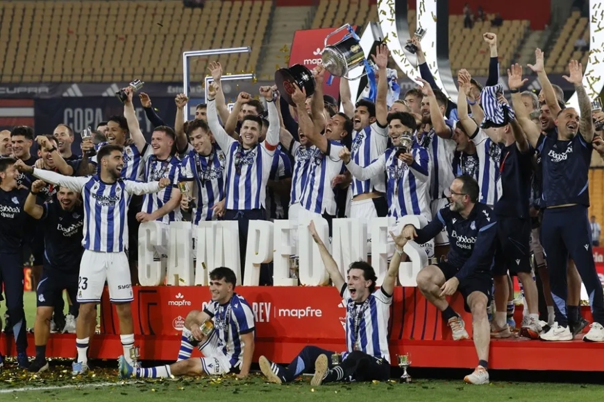 2-2. La Real Sociedad, campeona de la Copa del Rey en los penaltis