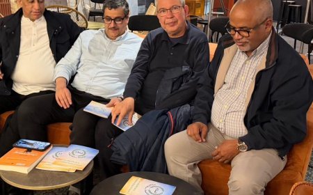 El Dr. Taieb Ould Arrousi, director de la Cátedra del Instituto del Mundo Árabe, visita al equipo de la Fundación "Mensaje de Paz" para fortalecer la alianza y difundir el pensamiento ilustrado