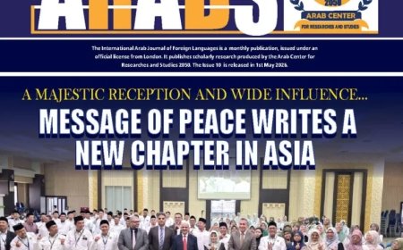 Revista “Al-Arab International” en su décima edición: Al-Hammadi lanza el Discurso de la Misericordia… y el Mensaje de la Paz abre nuevos horizontes en Asia