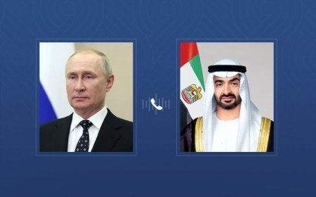 Presidente de Emiratos Árabes Unidos recibe una llamada telefónica de su homólogo ruso