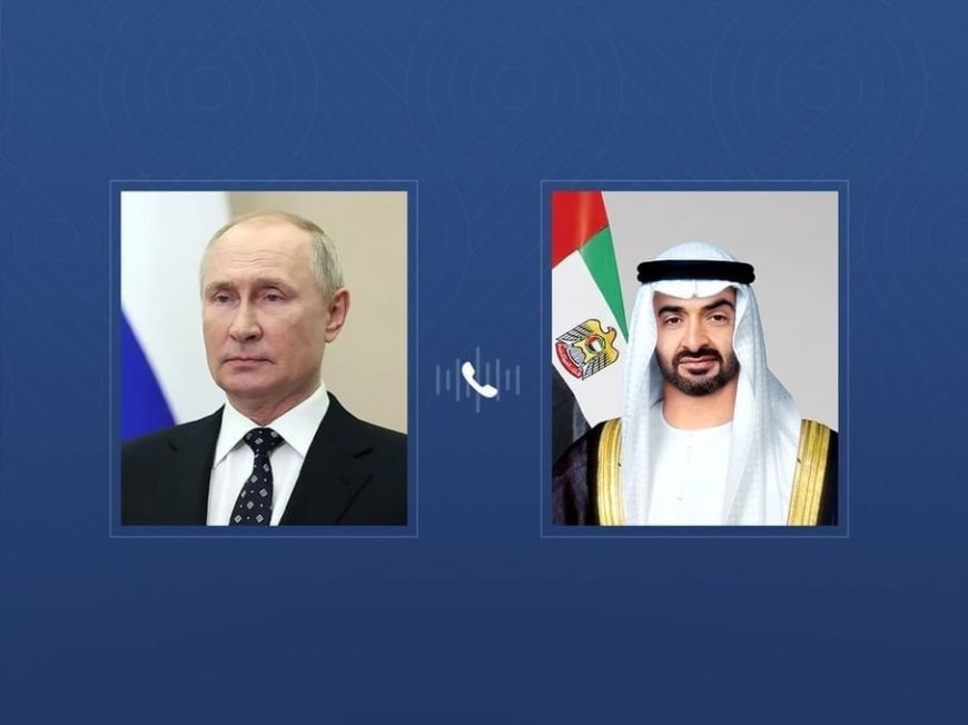 Presidente de Emiratos Árabes Unidos recibe una llamada telefónica de su homólogo ruso