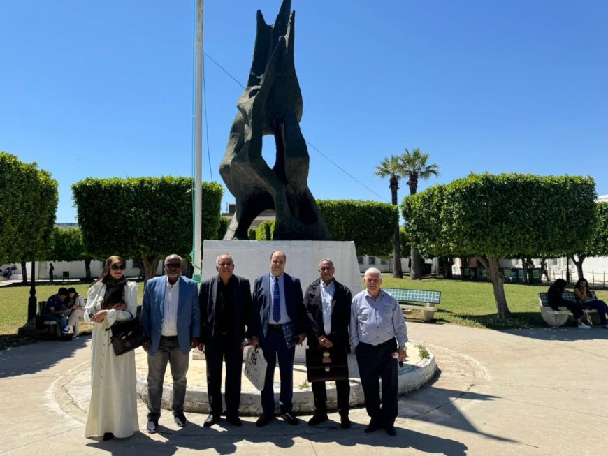 Una delegación de la Fundación «Mensaje de Paz» y la «Biblioteca Digital de los Sharifs de Hammadi» visitó la Facultad de Artes de la Universidad de Manouba.