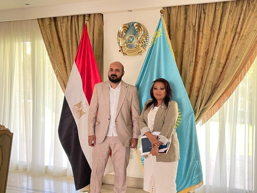 La Fundación Global Mensaje de Paz explora vías de cooperación con la Embajada de Kazajistán en El Cairo