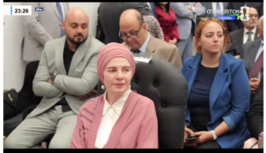 La televisión oficial de Uzbekistán destaca la participación de la delegación de la Fundación Internacional "Mensaje de Paz" en la presentación del Centro de la Civilización Islámica