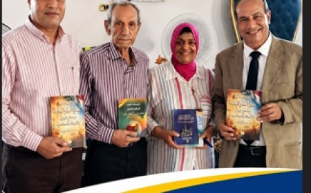 Una delegación de la Fundación Mensaje de Paz obsequia las obras de Al-Shurafa Al-Hammadi a la Asociación Sawaqi Al-Khair... con elogios a las ideas que promueven el desarrollo humano y la cultura de la paz