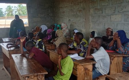 Curso educativo en la ciudad de Calavi, Benín, sobre el artículo del pensador Ali Al-Shurafa: "¿Quién es el musulmán que Dios quiso?"