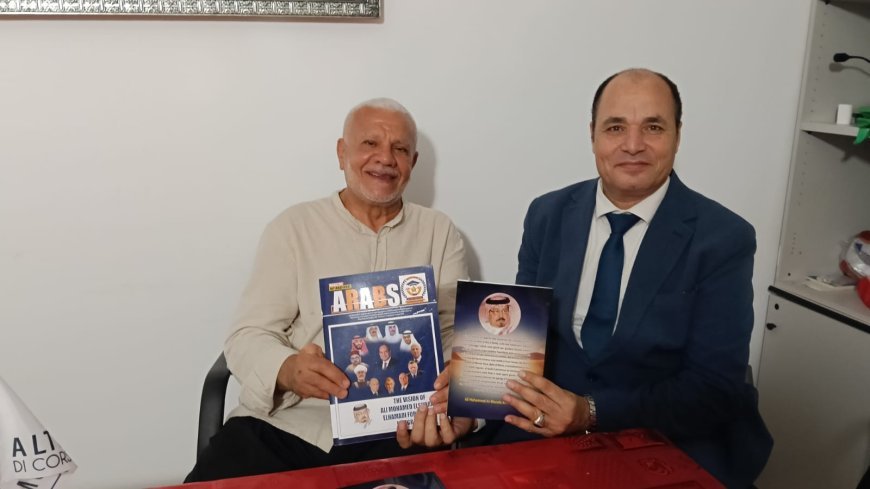 Para fortalecer la comunicación cultural e intelectual: Una delegación de "Mensaje de Paz" se reúne con el director del Centro Islámico "Izar" en Milán