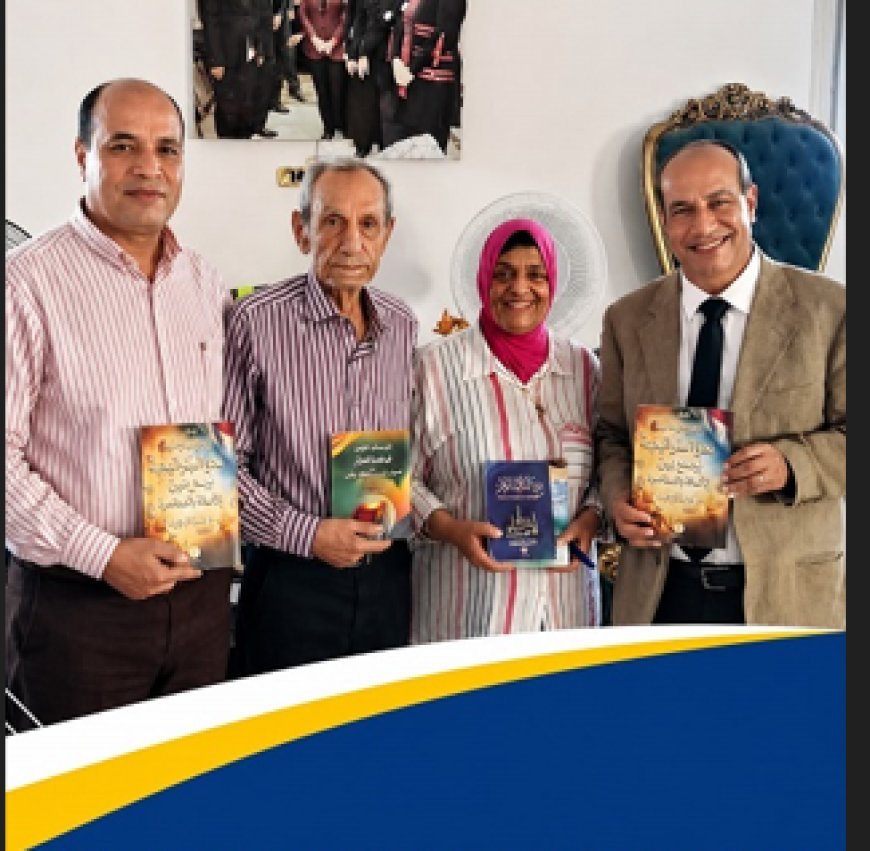Una delegación de la Fundación Mensaje de Paz obsequia las obras de Al-Shurafa Al-Hammadi a la Asociación Sawaqi Al-Khair... con elogios a las ideas que promueven el desarrollo humano y la cultura de la paz